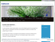 Tablet Screenshot of indiferentlianac.wordpress.com