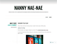 Tablet Screenshot of nannynaenae.wordpress.com