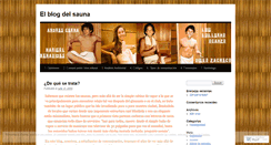 Desktop Screenshot of enelsaunablog.wordpress.com