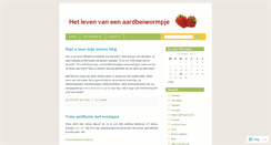 Desktop Screenshot of aardbeiwormpje.wordpress.com