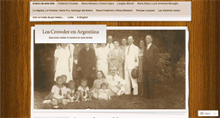 Desktop Screenshot of crowderenargentina.wordpress.com