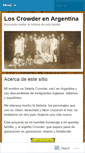 Mobile Screenshot of crowderenargentina.wordpress.com