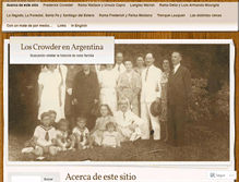 Tablet Screenshot of crowderenargentina.wordpress.com