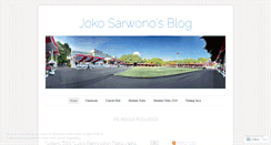 Desktop Screenshot of jokosarwono.wordpress.com