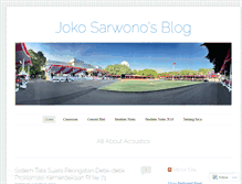 Tablet Screenshot of jokosarwono.wordpress.com