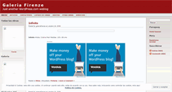 Desktop Screenshot of galeriafirenze.wordpress.com