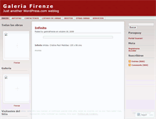 Tablet Screenshot of galeriafirenze.wordpress.com