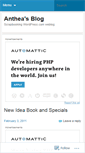 Mobile Screenshot of antheasanburn.wordpress.com