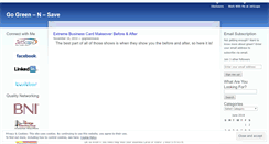 Desktop Screenshot of gogreennsave.wordpress.com
