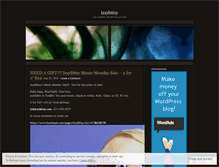 Tablet Screenshot of izzybitzy.wordpress.com