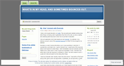 Desktop Screenshot of jeanbont.wordpress.com
