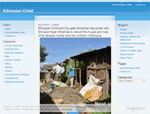 Tablet Screenshot of ethiopianchild.wordpress.com