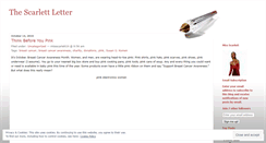 Desktop Screenshot of missscarlett19.wordpress.com