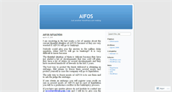 Desktop Screenshot of aifosspain.wordpress.com