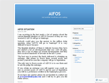 Tablet Screenshot of aifosspain.wordpress.com