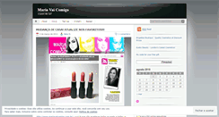 Desktop Screenshot of mariavaicomigo.wordpress.com