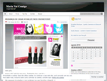 Tablet Screenshot of mariavaicomigo.wordpress.com