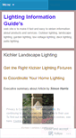 Mobile Screenshot of lightingforthehome.wordpress.com