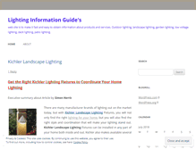 Tablet Screenshot of lightingforthehome.wordpress.com