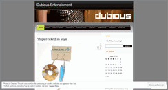 Desktop Screenshot of dubiousentertainment.wordpress.com