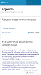 Mobile Screenshot of enjourm.wordpress.com