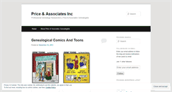 Desktop Screenshot of pricegenealogists.wordpress.com