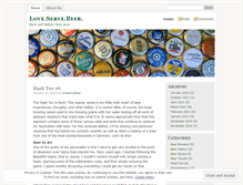 Tablet Screenshot of loveservebeer.wordpress.com