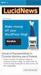 Mobile Screenshot of lucidnews.wordpress.com