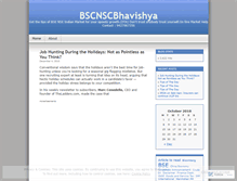 Tablet Screenshot of bscnscbhavishya.wordpress.com
