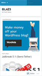 Mobile Screenshot of bl4z3.wordpress.com