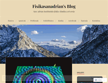 Tablet Screenshot of fisikasanadrian.wordpress.com