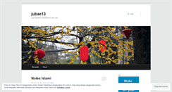Desktop Screenshot of jubae13.wordpress.com