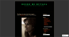 Desktop Screenshot of desdemibutaca.wordpress.com