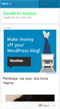 Mobile Screenshot of desdemibutaca.wordpress.com