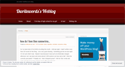 Desktop Screenshot of dwritewords.wordpress.com