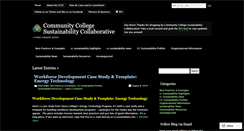 Desktop Screenshot of ccsustain.wordpress.com