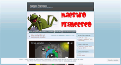 Desktop Screenshot of maestrofrancesco.wordpress.com