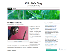 Tablet Screenshot of chirolifenow.wordpress.com