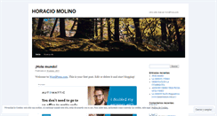 Desktop Screenshot of horaciomolino.wordpress.com