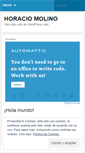 Mobile Screenshot of horaciomolino.wordpress.com