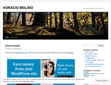 Tablet Screenshot of horaciomolino.wordpress.com