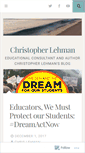 Mobile Screenshot of christopherlehman.wordpress.com