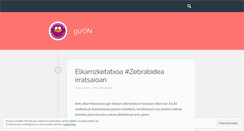 Desktop Screenshot of gizonezko.wordpress.com