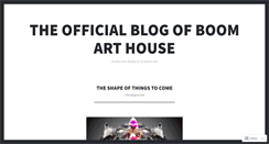 Desktop Screenshot of boomarthouse.wordpress.com