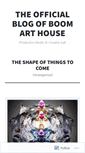 Mobile Screenshot of boomarthouse.wordpress.com