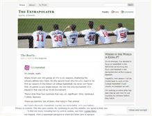 Tablet Screenshot of extrapolater.wordpress.com