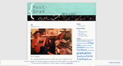 Desktop Screenshot of postgradlauren.wordpress.com