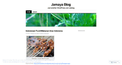 Desktop Screenshot of jamaya.wordpress.com