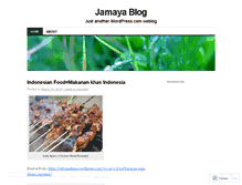 Tablet Screenshot of jamaya.wordpress.com