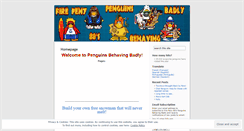Desktop Screenshot of firepeny88spenguinsbehavingbadly.wordpress.com